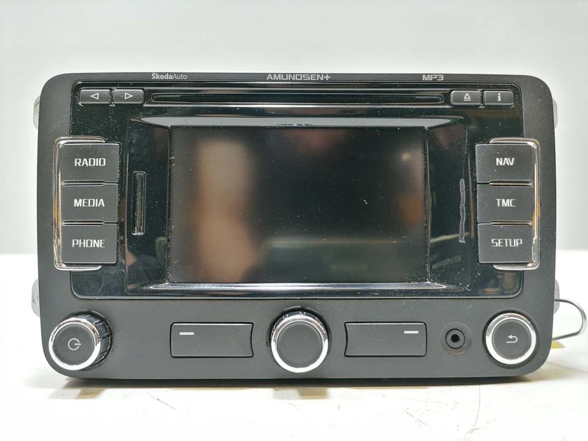 Skoda Octavia 2 1Z original Radio Navigationseinheit Bj.2013